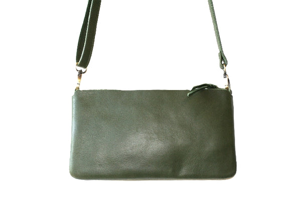 Oblong bag - olive