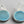 Load image into Gallery viewer, Large circle seaglass earring - sky blue
