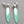 Load image into Gallery viewer, Silver &amp; copper patina long shield earrings - Makers &amp; Providers
