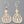 Load image into Gallery viewer, Intricate pear drop earring - copper &amp; silver - Makers &amp; Providers
