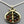 Load image into Gallery viewer, Pomegranate pendant on 55 cm silver chain - brass &amp; garnet
