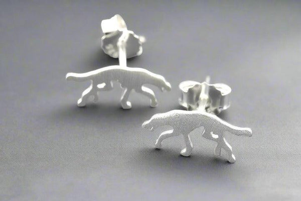 sneaky greyhound stud - sterling silver - Makers & Providers