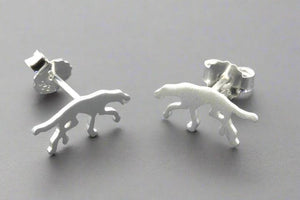 sneaky greyhound stud - sterling silver - Makers & Providers