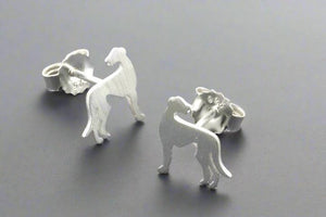 greyhound stud - sterling silver - Makers & Providers