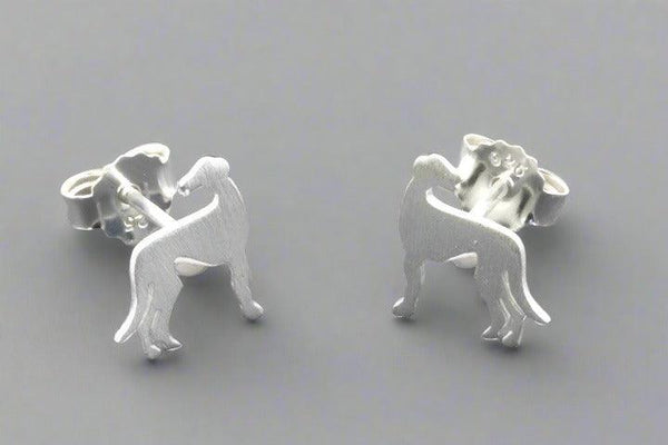 greyhound stud - sterling silver - Makers & Providers