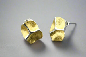 Wisteria stud - gold & silver - Makers & Providers