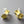 Load image into Gallery viewer, Wisteria stud - gold &amp; silver - Makers &amp; Providers
