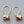 Load image into Gallery viewer, 2 bell earring - rose gold &amp; silver - Makers &amp; Providers
