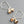 Load image into Gallery viewer, 2 bell earring - rose gold &amp; silver - Makers &amp; Providers
