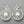 Load image into Gallery viewer, Crown &amp; pearl earring - silver - Makers &amp; Providers
