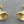 Load image into Gallery viewer, Golden buttercup stud - 22Kt gold over sterling silver
