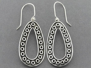 sterling silver drop earrings