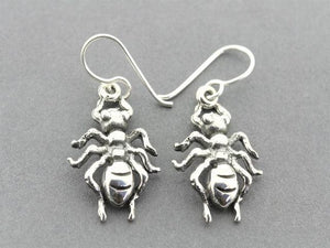 ant drop earring - sterling silver - Makers & Providers