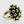 Load image into Gallery viewer, brass beaded bubble ring
