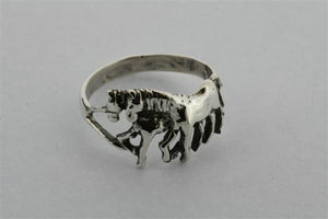 Horse ring - sterling silver - Makers & Providers