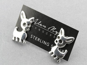 chihuahua stud - sterling silver - Makers & Providers