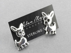 chihuahua stud - sterling silver - Makers & Providers