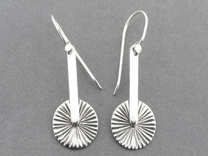 silver drop earring