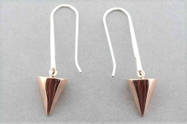 small copper cone earrings - Makers & Providers