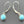 Load image into Gallery viewer, 7 mm bezel earring - turquoise &amp; sterling silver - Makers &amp; Providers
