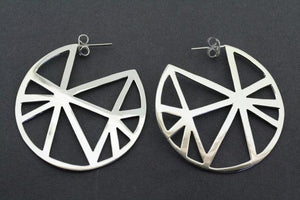 geometric hoop stud - Makers & Providers