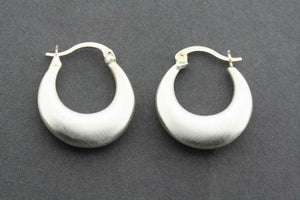 matte circle bubble hoops - Makers & Providers