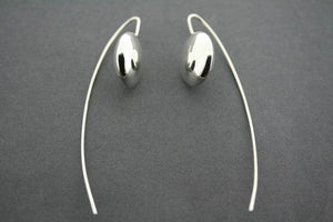 Smartie drop earring - sterling silver - Makers & Providers