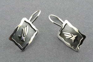 small shooting star earrings - sterling silver - Makers & Providers