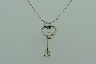 small key pendant on 55cm ball chain - Makers & Providers