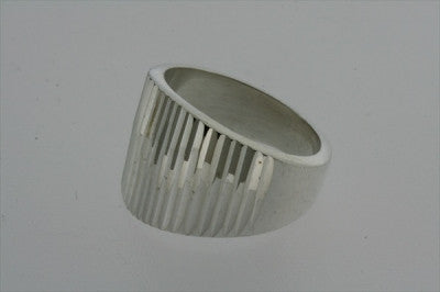 diamond stripe signet ring - Makers & Providers