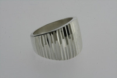 diamond stripe signet ring - Makers & Providers