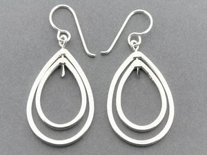 sterling silver drop earrings