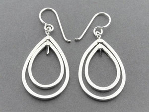 sterling silver drop earrings