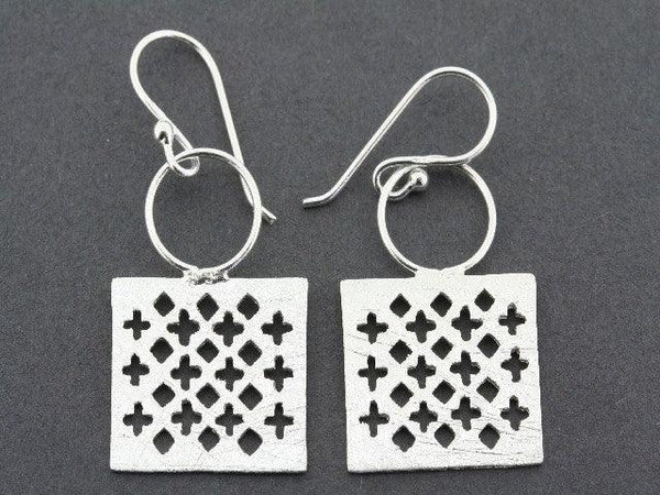 square cutout earring - Makers & Providers