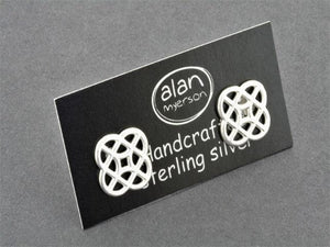 curved mandala stud - sterling silver - Makers & Providers