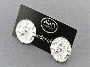 Elephant skin disc stud - Makers & Providers