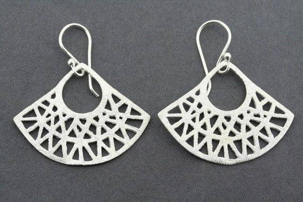 geometric fan earring - Makers & Providers