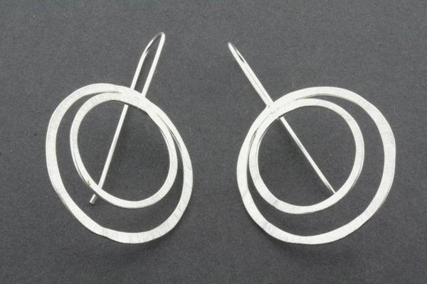 double organic circle earring - Makers & Providers