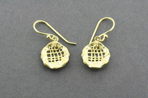 Natasha earring - gold plated - Makers & Providers