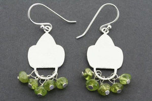 Foulet earrings - peridot - Makers & Providers